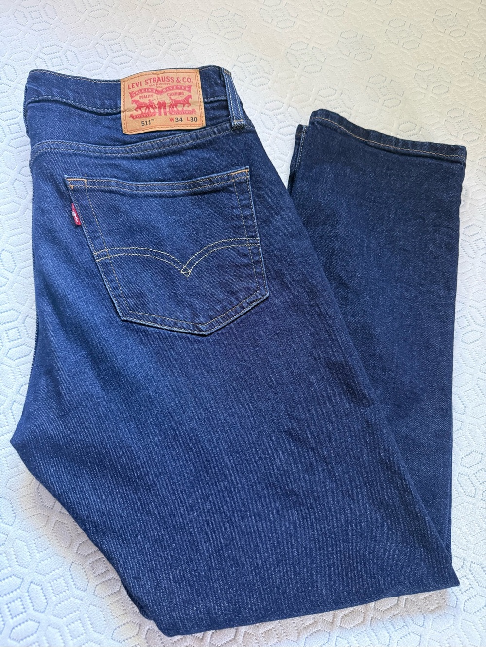 Levi's Men's Dark Blue Slim Jeans - 511 Style